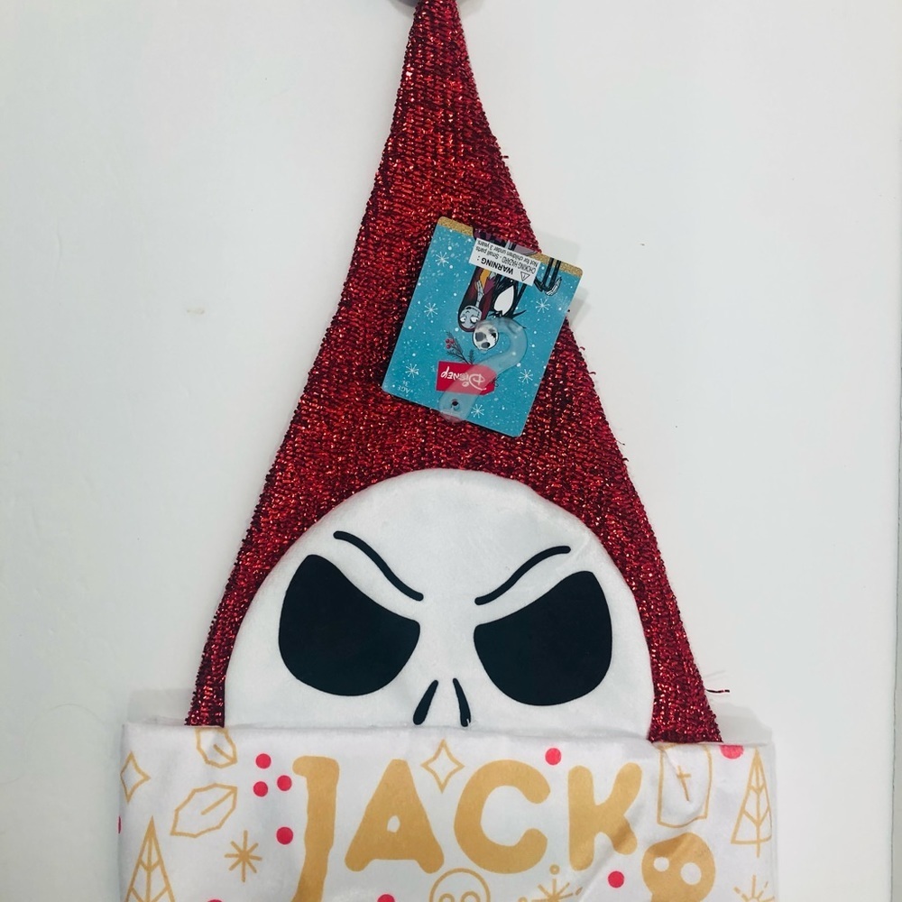 Jack Skellington Santa Hat NWT